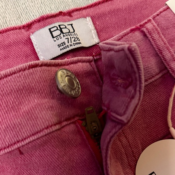 NWT 7/28 Pink Women's Low Rise Shorts - Picture 4 of 5